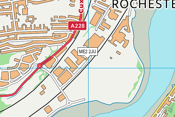 ME2 2JU map - OS VectorMap District (Ordnance Survey) ME2 2JU map - OS VectorMap District (Ordnance Survey)