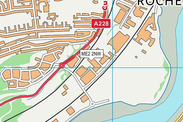 ME2 2NW map - OS VectorMap District (Ordnance Survey)