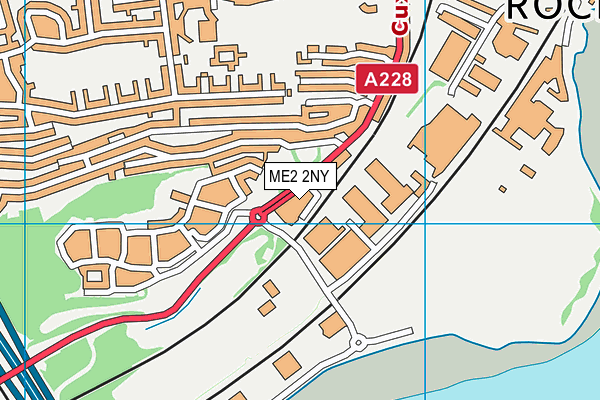 ME2 2NY map - OS VectorMap District (Ordnance Survey) ME2 2NY map - OS VectorMap District (Ordnance Survey)