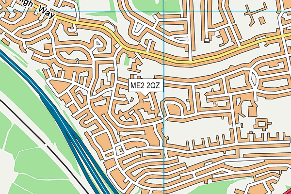 ME2 2QZ map - OS VectorMap District (Ordnance Survey) ME2 2QZ map - OS VectorMap District (Ordnance Survey)