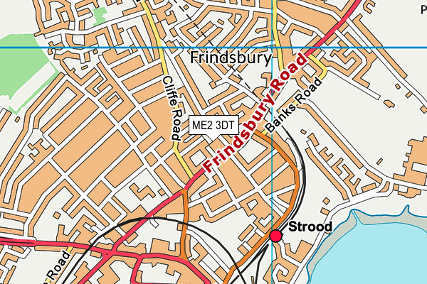 ME2 3DT map - OS VectorMap District (Ordnance Survey) ME2 3DT map - OS VectorMap District (Ordnance Survey)