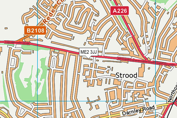 ME2 3JJ map - OS VectorMap District (Ordnance Survey)