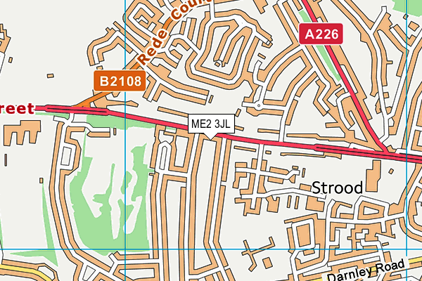 ME2 3JL map - OS VectorMap District (Ordnance Survey) ME2 3JL map - OS VectorMap District (Ordnance Survey)