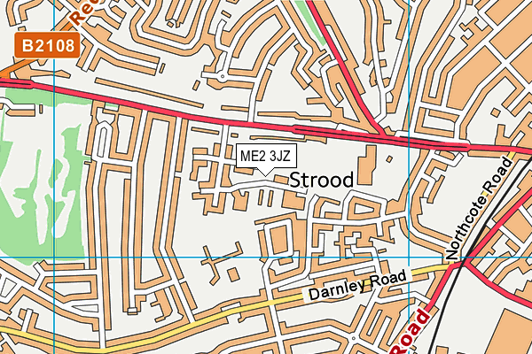ME2 3JZ map - OS VectorMap District (Ordnance Survey) ME2 3JZ map - OS VectorMap District (Ordnance Survey)