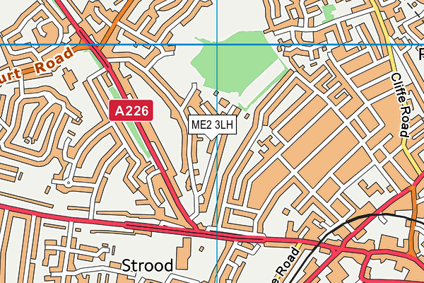 ME2 3LH map - OS VectorMap District (Ordnance Survey) ME2 3LH map - OS VectorMap District (Ordnance Survey)