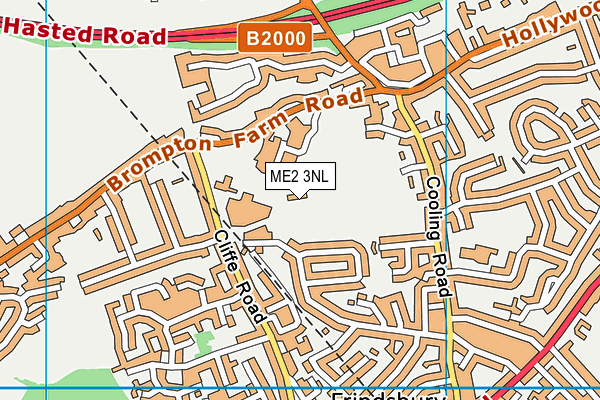 ME2 3NL map - OS VectorMap District (Ordnance Survey) ME2 3NL map - OS VectorMap District (Ordnance Survey)