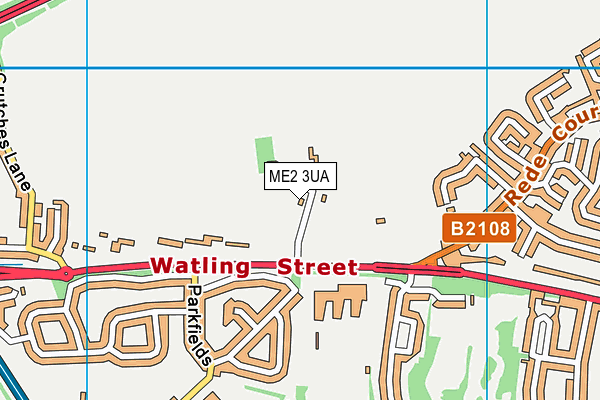 ME2 3UA map - OS VectorMap District (Ordnance Survey) ME2 3UA map - OS VectorMap District (Ordnance Survey)