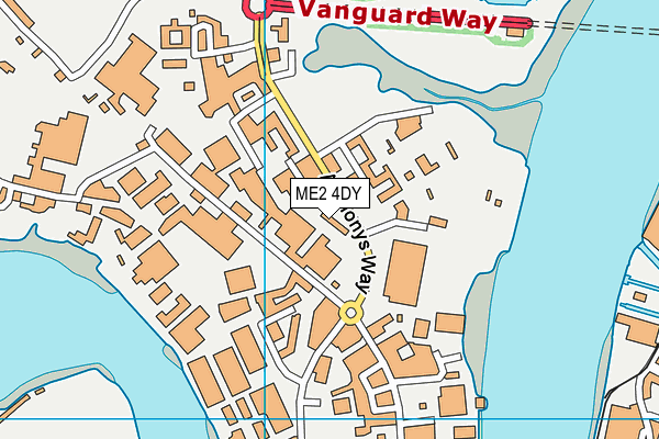 ME2 4DY map - OS VectorMap District (Ordnance Survey) ME2 4DY map - OS VectorMap District (Ordnance Survey)
