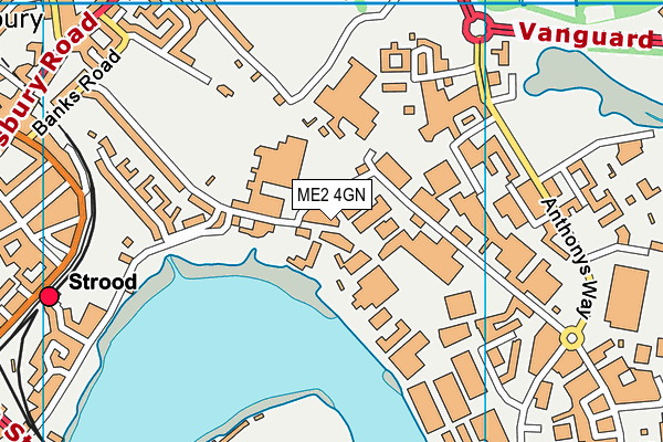 ME2 4GN map - OS VectorMap District (Ordnance Survey) ME2 4GN map - OS VectorMap District (Ordnance Survey)