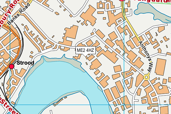 ME2 4HZ map - OS VectorMap District (Ordnance Survey) ME2 4HZ map - OS VectorMap District (Ordnance Survey)