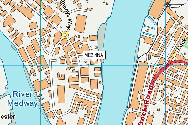 ME2 4NA map - OS VectorMap District (Ordnance Survey) ME2 4NA map - OS VectorMap District (Ordnance Survey)