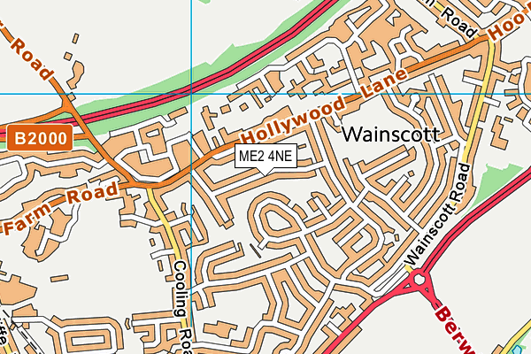 ME2 4NE map - OS VectorMap District (Ordnance Survey) ME2 4NE map - OS VectorMap District (Ordnance Survey)