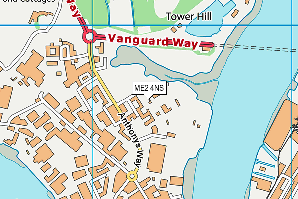 ME2 4NS map - OS VectorMap District (Ordnance Survey) ME2 4NS map - OS VectorMap District (Ordnance Survey)