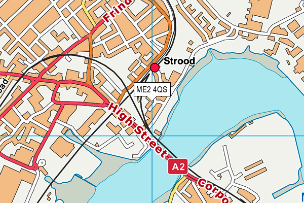 ME2 4QS map - OS VectorMap District (Ordnance Survey) ME2 4QS map - OS VectorMap District (Ordnance Survey)