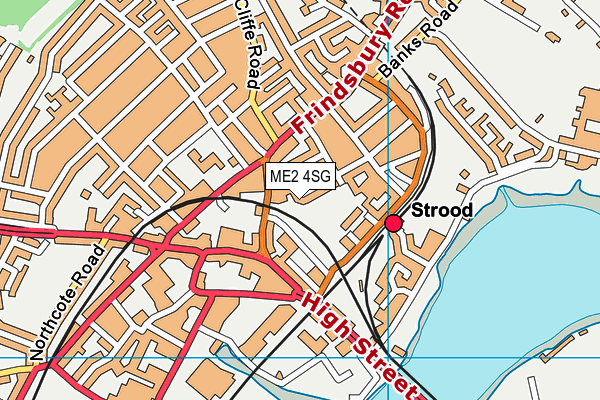 ME2 4SG map - OS VectorMap District (Ordnance Survey) ME2 4SG map - OS VectorMap District (Ordnance Survey)