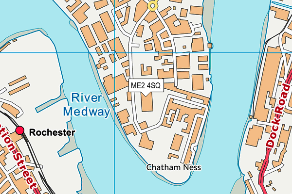 ME2 4SQ map - OS VectorMap District (Ordnance Survey) ME2 4SQ map - OS VectorMap District (Ordnance Survey)