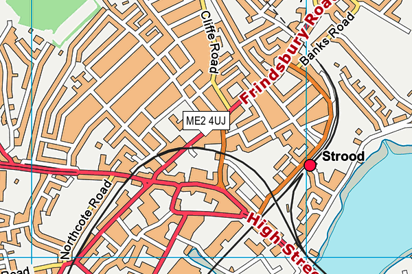 ME2 4UJ map - OS VectorMap District (Ordnance Survey) ME2 4UJ map - OS VectorMap District (Ordnance Survey)