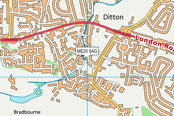 ME20 6AG map - OS VectorMap District (Ordnance Survey) ME20 6AG map - OS VectorMap District (Ordnance Survey)