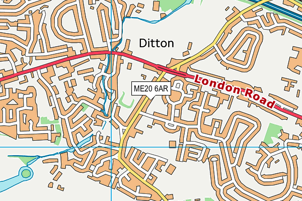 ME20 6AR map - OS VectorMap District (Ordnance Survey) ME20 6AR map - OS VectorMap District (Ordnance Survey)