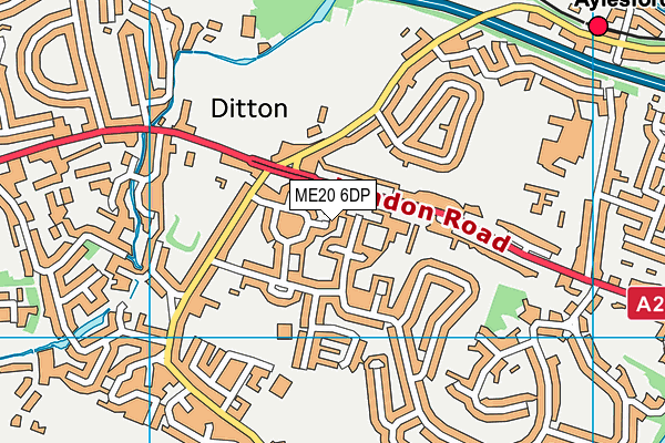 ME20 6DP map - OS VectorMap District (Ordnance Survey) ME20 6DP map - OS VectorMap District (Ordnance Survey)