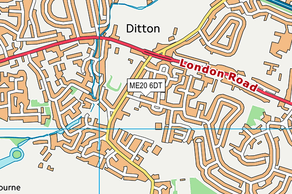 ME20 6DT map - OS VectorMap District (Ordnance Survey) ME20 6DT map - OS VectorMap District (Ordnance Survey)