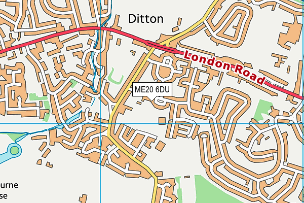 ME20 6DU map - OS VectorMap District (Ordnance Survey) ME20 6DU map - OS VectorMap District (Ordnance Survey)
