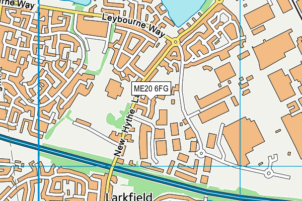 ME20 6FG map - OS VectorMap District (Ordnance Survey) ME20 6FG map - OS VectorMap District (Ordnance Survey)