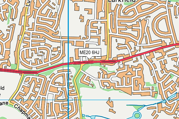 ME20 6HJ map - OS VectorMap District (Ordnance Survey) ME20 6HJ map - OS VectorMap District (Ordnance Survey)