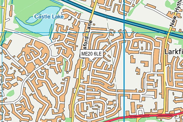ME20 6LE map - OS VectorMap District (Ordnance Survey) ME20 6LE map - OS VectorMap District (Ordnance Survey)