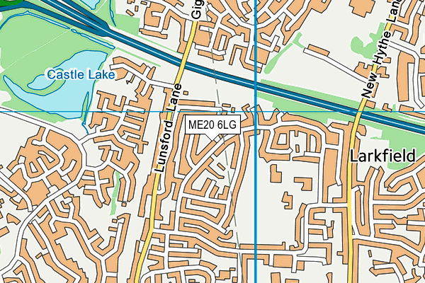 ME20 6LG map - OS VectorMap District (Ordnance Survey) ME20 6LG map - OS VectorMap District (Ordnance Survey)