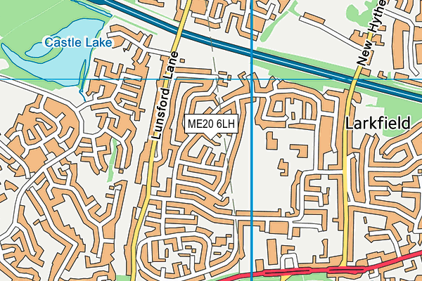 ME20 6LH map - OS VectorMap District (Ordnance Survey) ME20 6LH map - OS VectorMap District (Ordnance Survey)