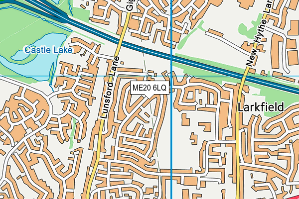 ME20 6LQ map - OS VectorMap District (Ordnance Survey) ME20 6LQ map - OS VectorMap District (Ordnance Survey)