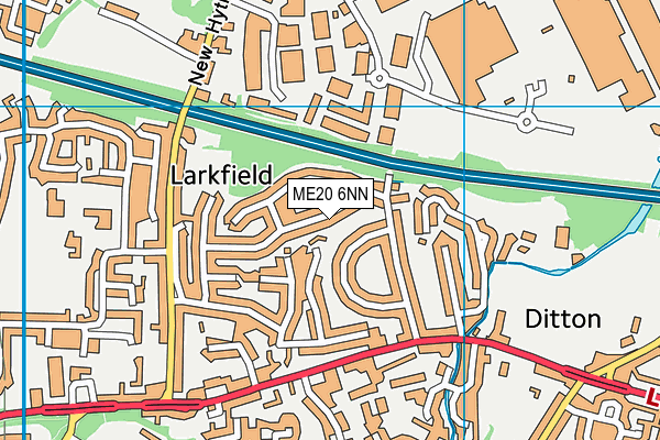 ME20 6NN map - OS VectorMap District (Ordnance Survey) ME20 6NN map - OS VectorMap District (Ordnance Survey)