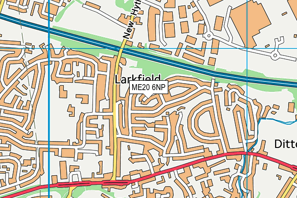 ME20 6NP map - OS VectorMap District (Ordnance Survey) ME20 6NP map - OS VectorMap District (Ordnance Survey)