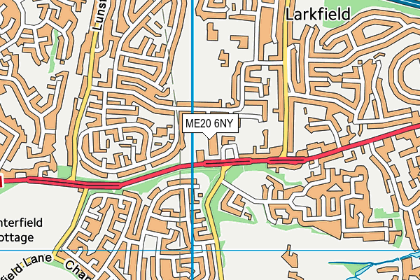 ME20 6NY map - OS VectorMap District (Ordnance Survey) ME20 6NY map - OS VectorMap District (Ordnance Survey)
