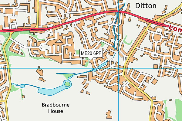 ME20 6PF map - OS VectorMap District (Ordnance Survey) ME20 6PF map - OS VectorMap District (Ordnance Survey)