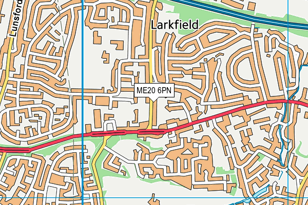 ME20 6PN map - OS VectorMap District (Ordnance Survey) ME20 6PN map - OS VectorMap District (Ordnance Survey)