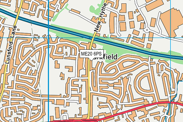 ME20 6PS map - OS VectorMap District (Ordnance Survey) ME20 6PS map - OS VectorMap District (Ordnance Survey)