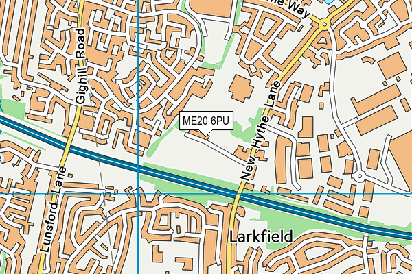 ME20 6PU map - OS VectorMap District (Ordnance Survey) ME20 6PU map - OS VectorMap District (Ordnance Survey)