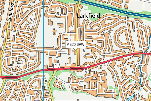 ME20 6PW map - OS VectorMap District (Ordnance Survey) ME20 6PW map - OS VectorMap District (Ordnance Survey)