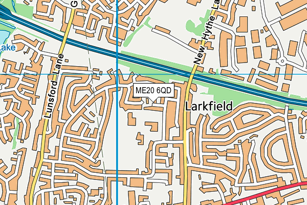 ME20 6QD map - OS VectorMap District (Ordnance Survey) ME20 6QD map - OS VectorMap District (Ordnance Survey)