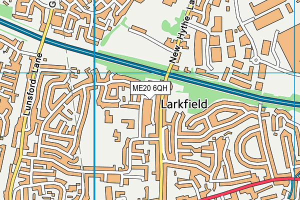ME20 6QH map - OS VectorMap District (Ordnance Survey) ME20 6QH map - OS VectorMap District (Ordnance Survey)