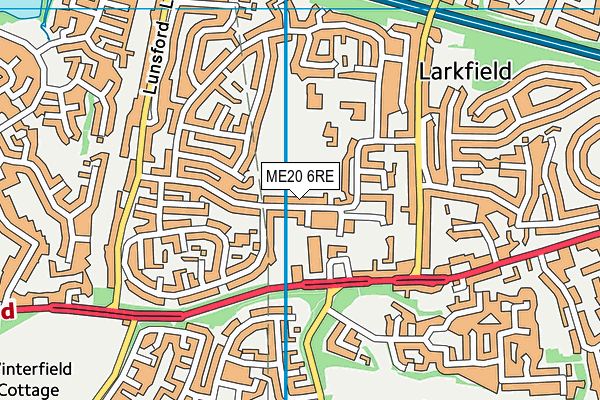 ME20 6RE map - OS VectorMap District (Ordnance Survey) ME20 6RE map - OS VectorMap District (Ordnance Survey)