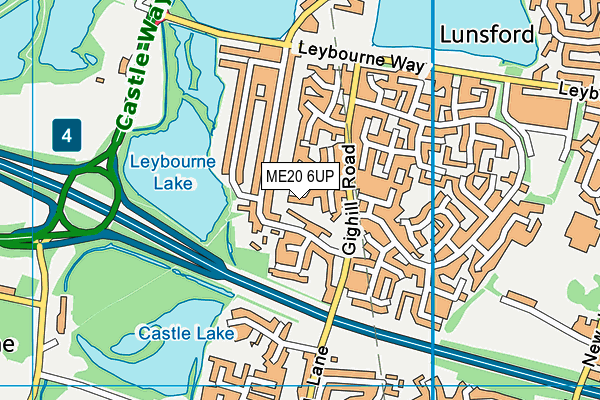 ME20 6UP map - OS VectorMap District (Ordnance Survey) ME20 6UP map - OS VectorMap District (Ordnance Survey)