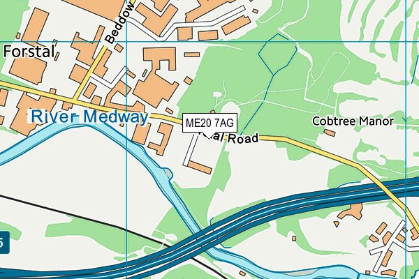 ME20 7AG map - OS VectorMap District (Ordnance Survey) ME20 7AG map - OS VectorMap District (Ordnance Survey)