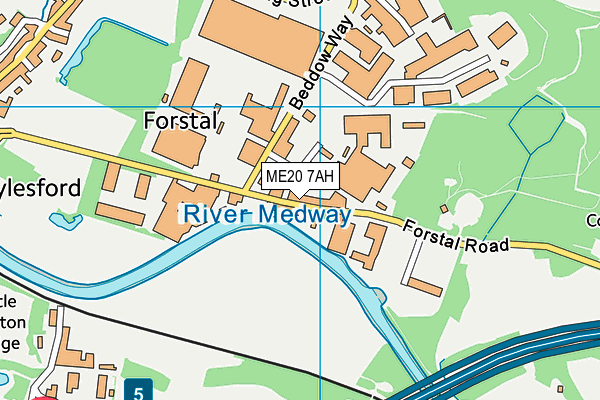 ME20 7AH map - OS VectorMap District (Ordnance Survey) ME20 7AH map - OS VectorMap District (Ordnance Survey)