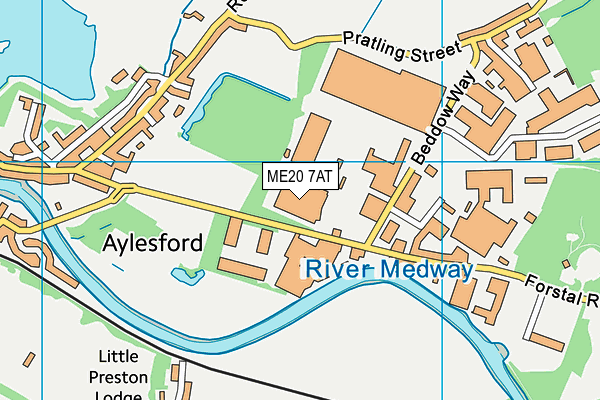 ME20 7AT map - OS VectorMap District (Ordnance Survey) ME20 7AT map - OS VectorMap District (Ordnance Survey)