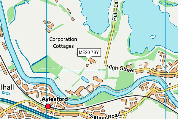 ME20 7BY map - OS VectorMap District (Ordnance Survey) ME20 7BY map - OS VectorMap District (Ordnance Survey)