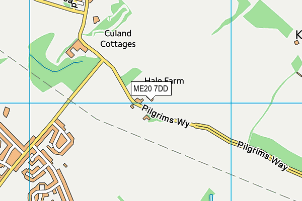 ME20 7DD map - OS VectorMap District (Ordnance Survey) ME20 7DD map - OS VectorMap District (Ordnance Survey)