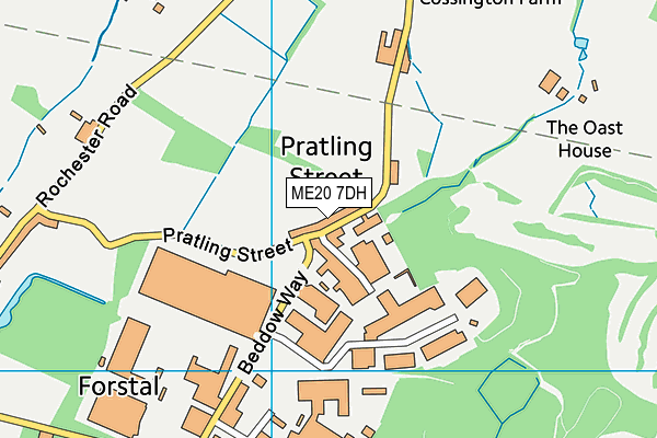 ME20 7DH map - OS VectorMap District (Ordnance Survey) ME20 7DH map - OS VectorMap District (Ordnance Survey)